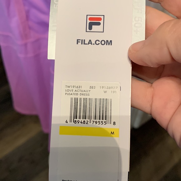 Fila Love actually pleated‎ tennis dress. NWT . Retail 94 - Picture 6 of 8